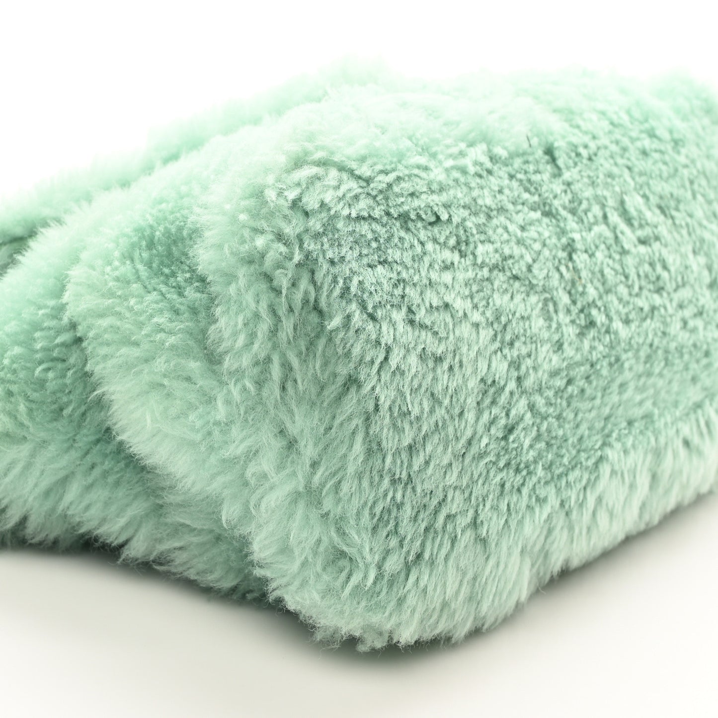 Merino Shearling Lambskin Quilted Small Loulou Puffer Monogram Chain Satchel Iced Mint