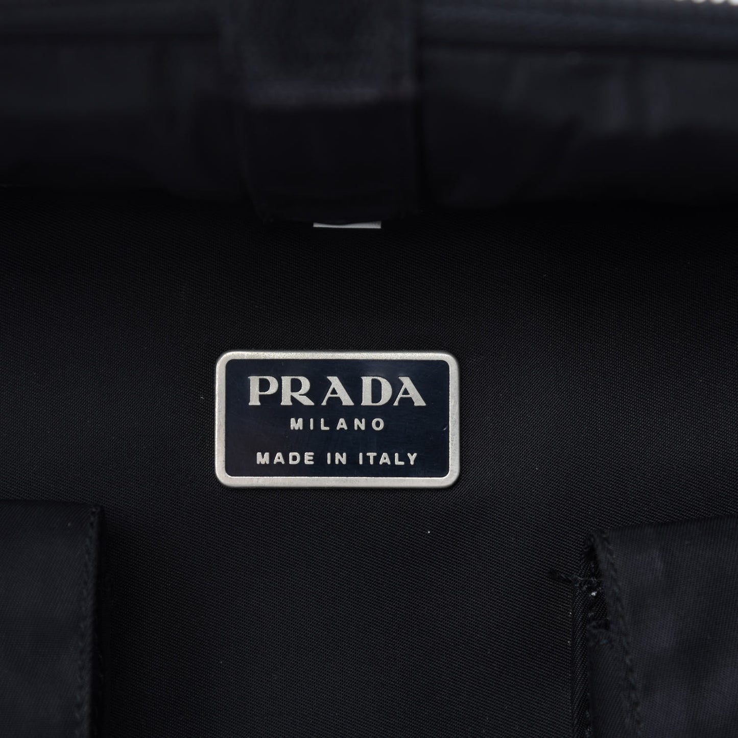 Tessuto Nylon Travel Bag Black