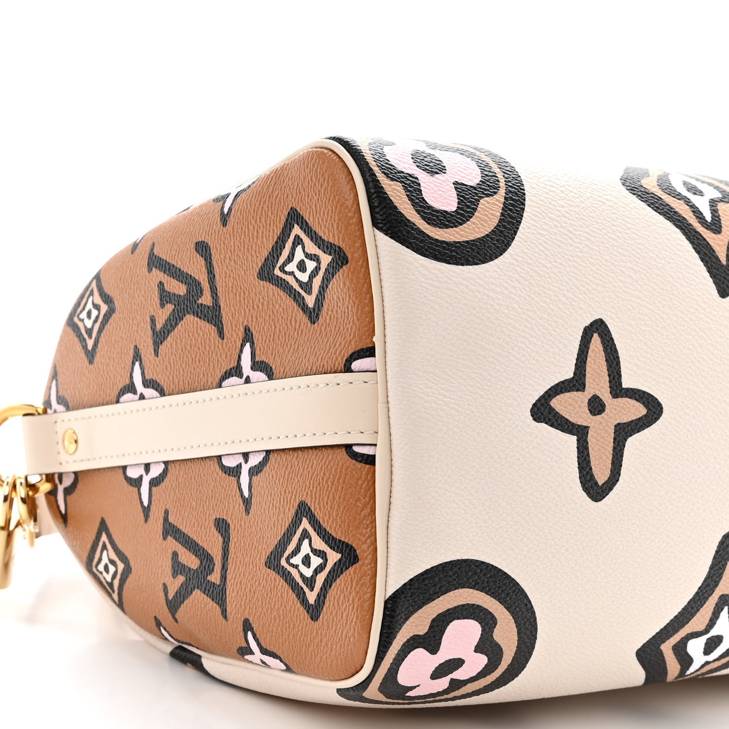 Monogram Giant Wild At Heart Speedy Bandouliere 25 Creme