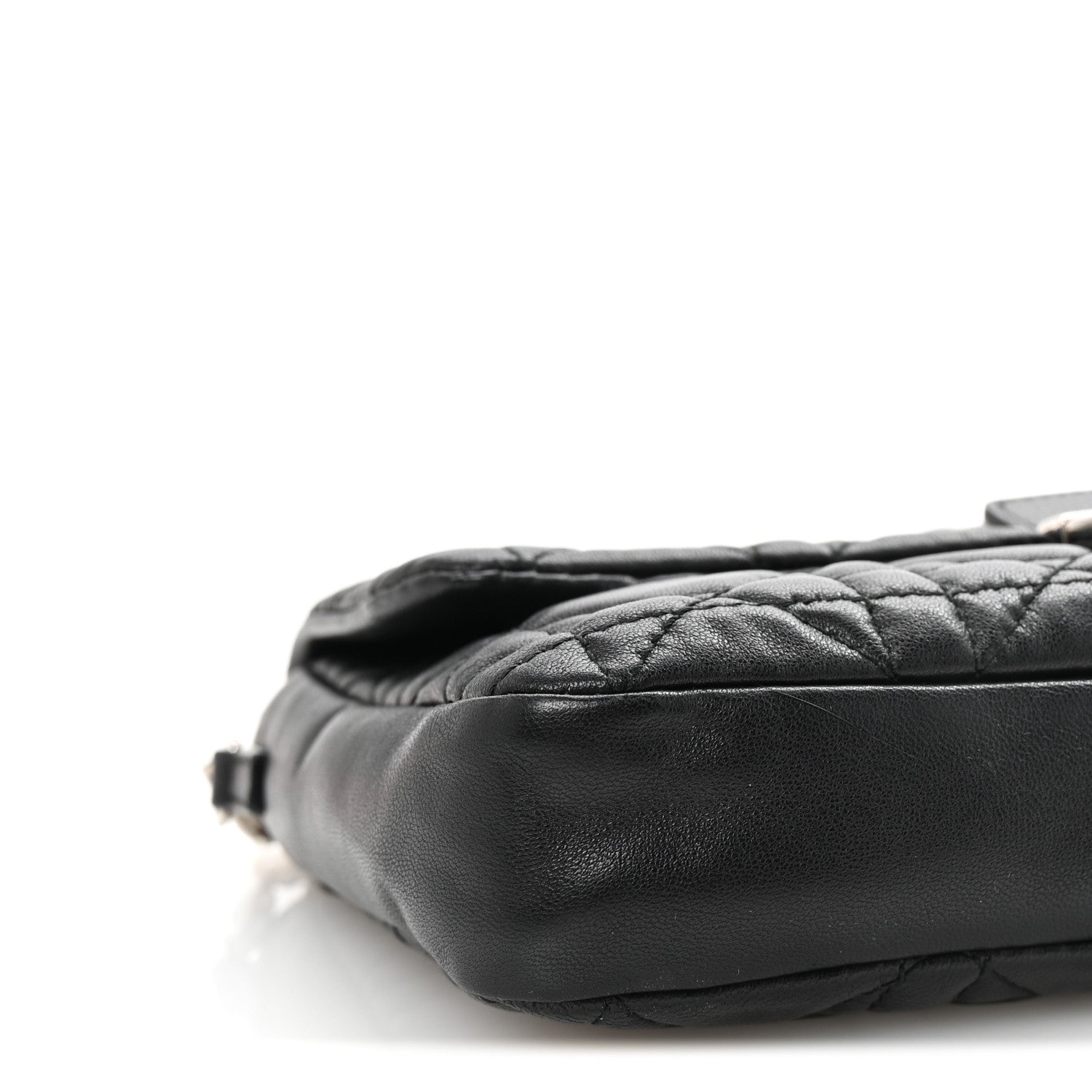 Christian Dior Lambskin Cannage Miss Dior Promenade Pouch Black 8 of 9