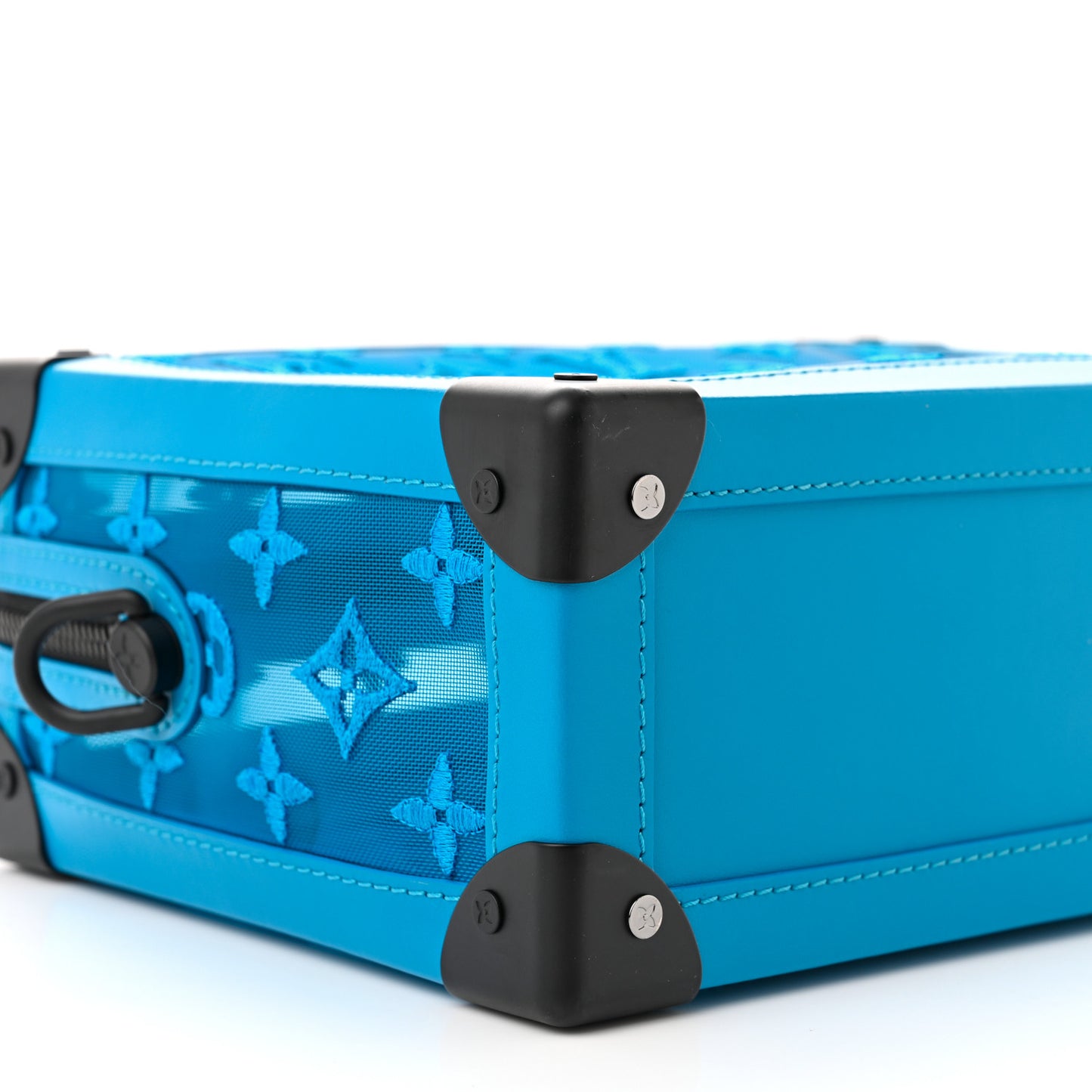 Monogram See Through Soft Trunk Turquoise