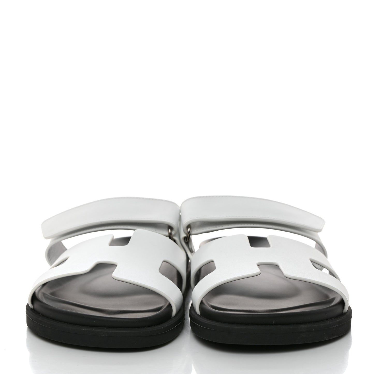 Calfskin Womens Chypre Sandals 38 White
