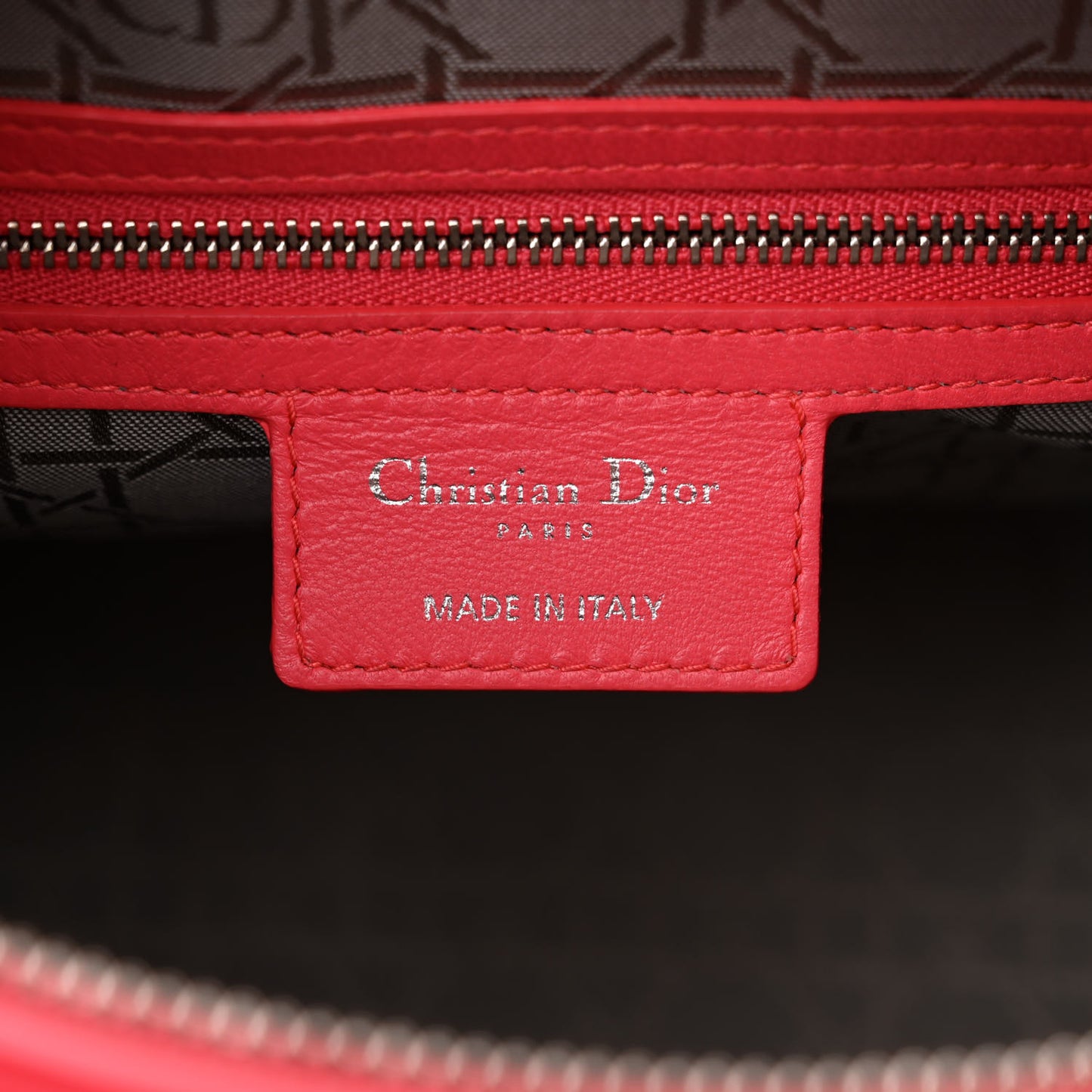 Lambskin Cannage Large Lady Dior Pink