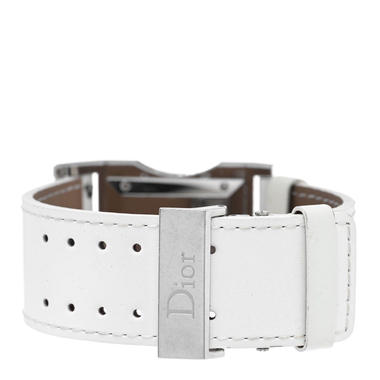 Stainless Steel Calfskin 30mm Chris 47 Quartz Watch White