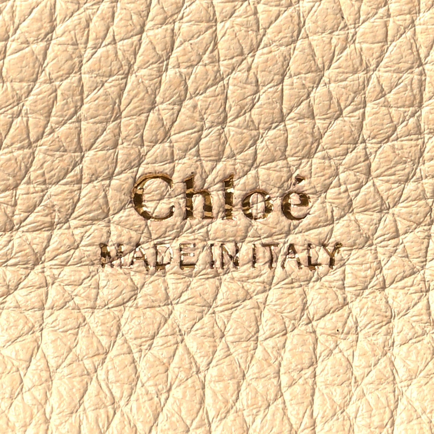 Shiny Grained Calfskin Medium Aby Day Shoulder Bag Blondie Beige