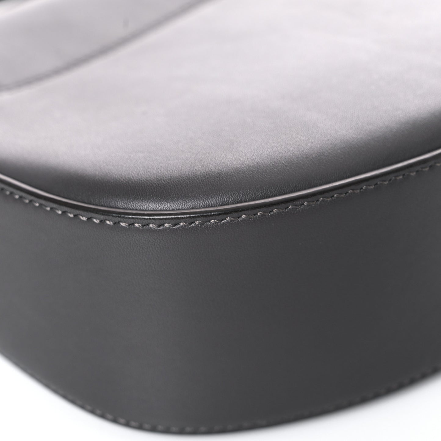 Calfskin Sasha Shoulder Bag Dark Grey