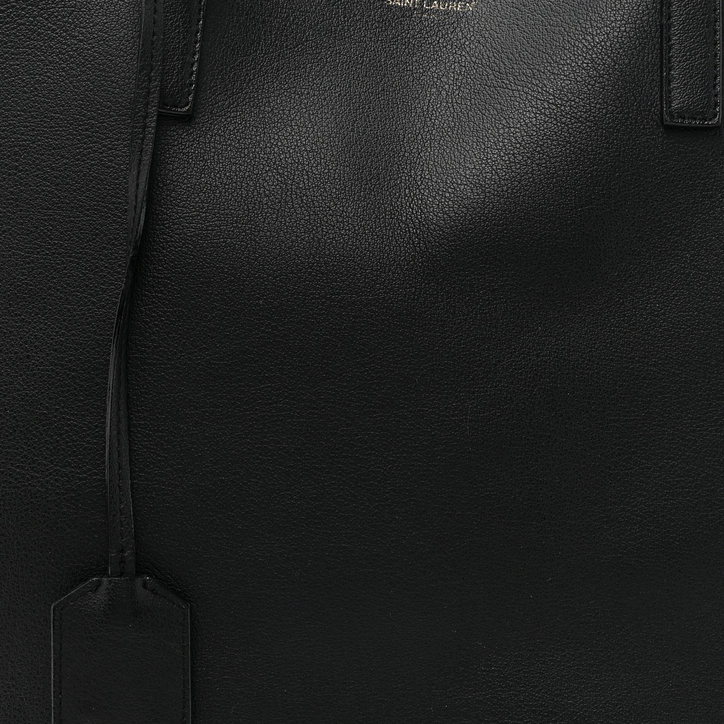 Calfskin Large Shopping Tote Black