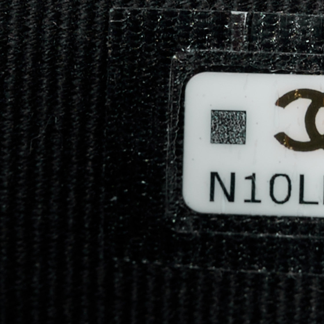 Chanel Lambskin Quilted Pearl Top Handle Clutch With Chain Black 9 of 12