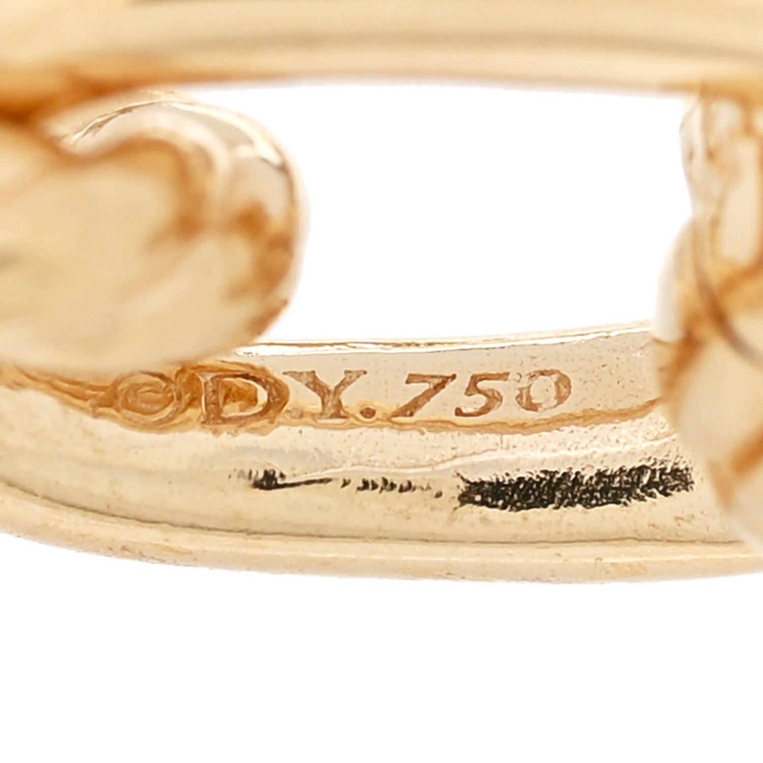 David Yurman 18K Yellow Gold 6mm Madison Classic Chain Bracelet 3 of 3