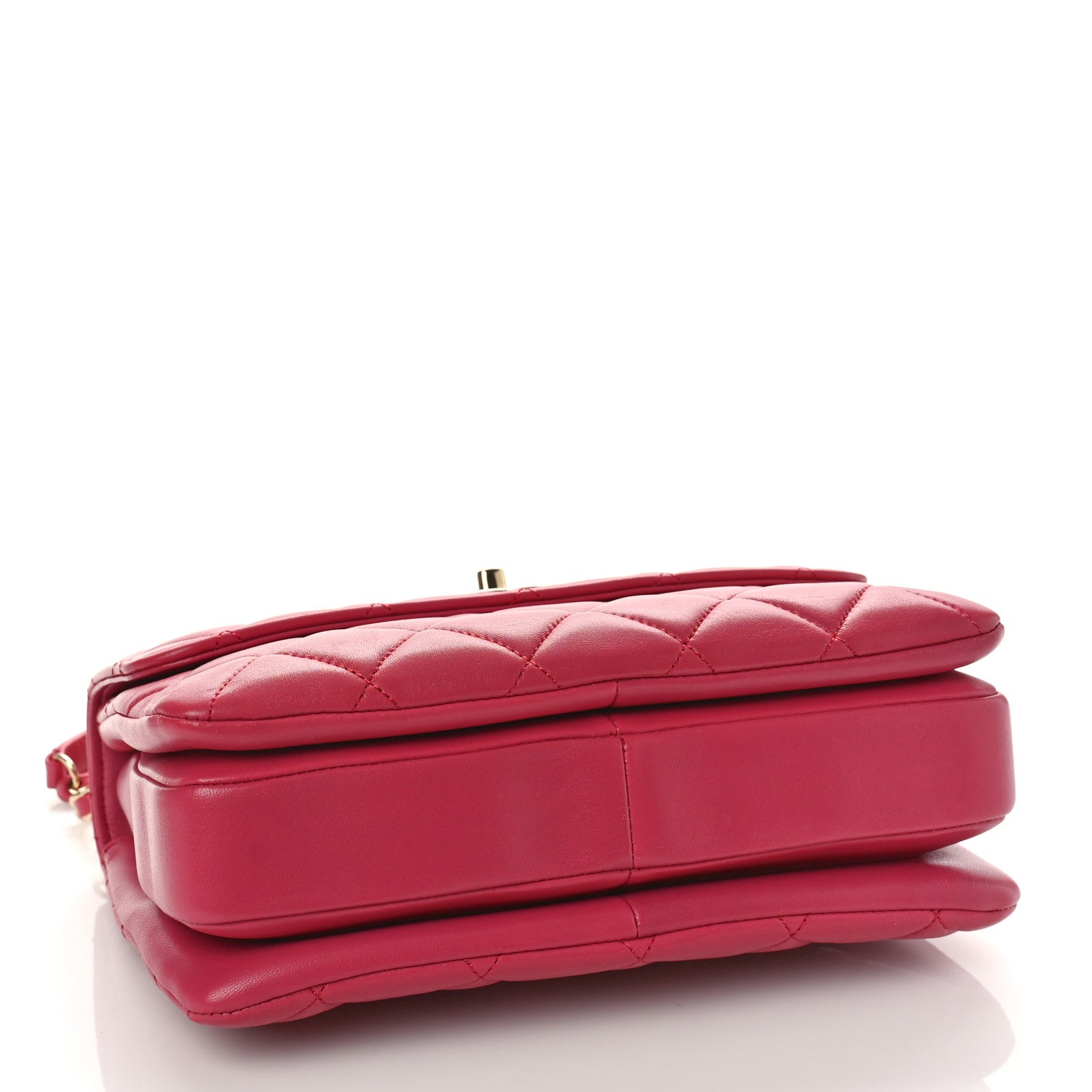 Chanel Lambskin Quilted Small Trendy CC Dual Handle Bag Dark Pink 4 of 9