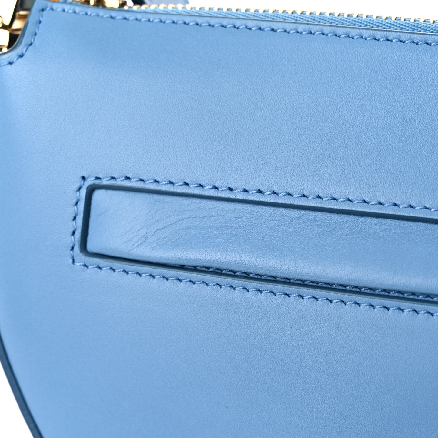 Lambskin Small Olympia Chain Shoulder Bag Pale Blue