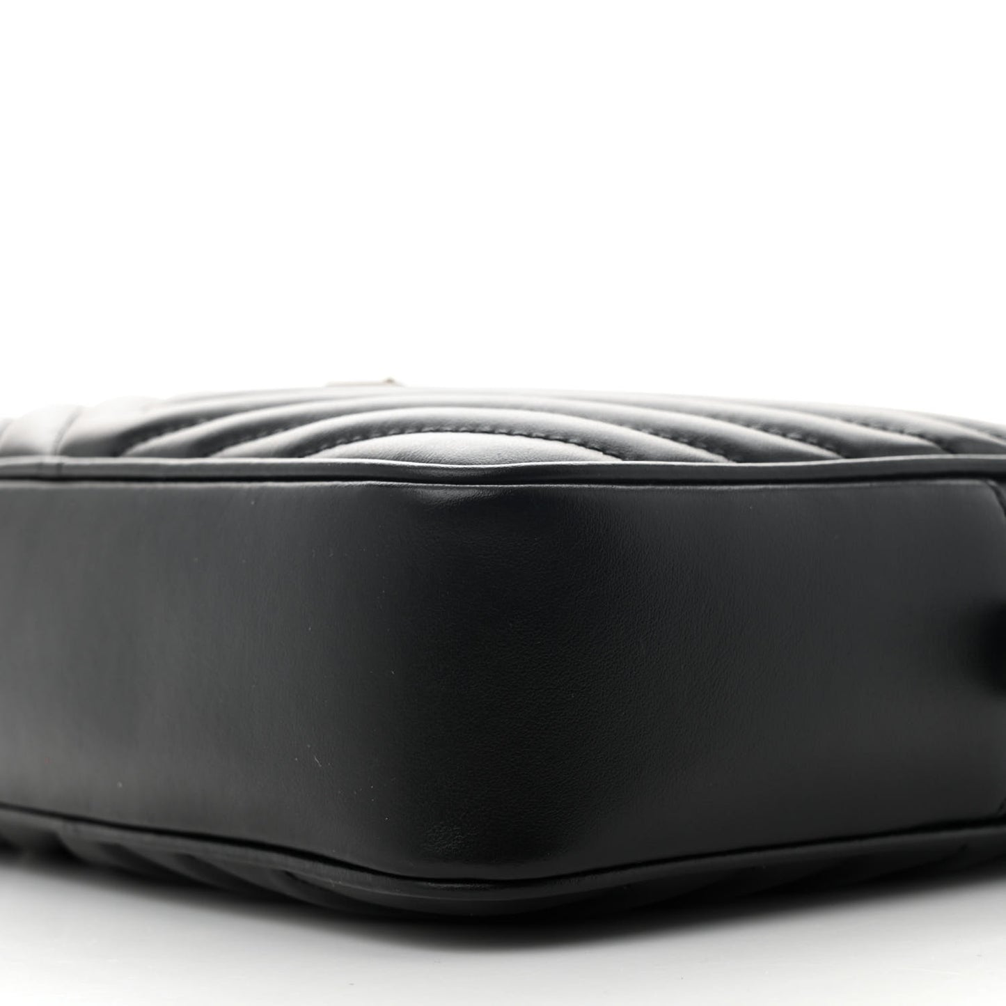 Calfskin Matelasse Monogram Lou Camera Bag Black