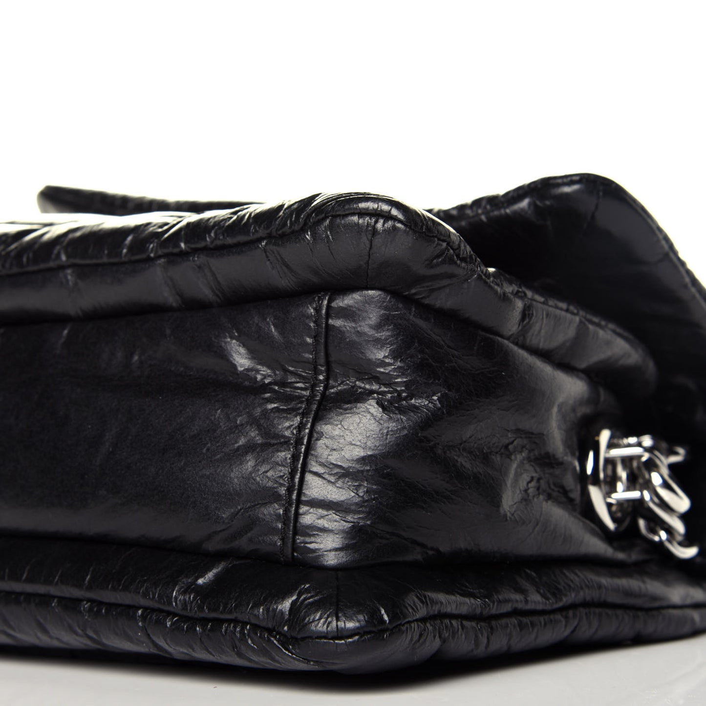Lambskin The Pillow Bag Black