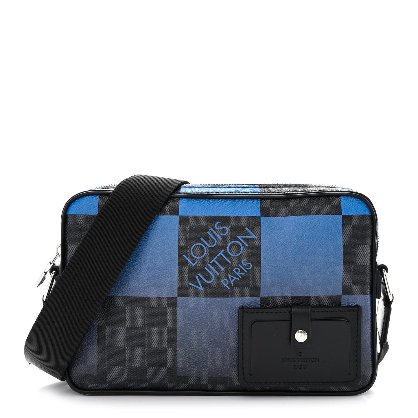 Giant Damier Graphite Alpha Messenger Bag Navy