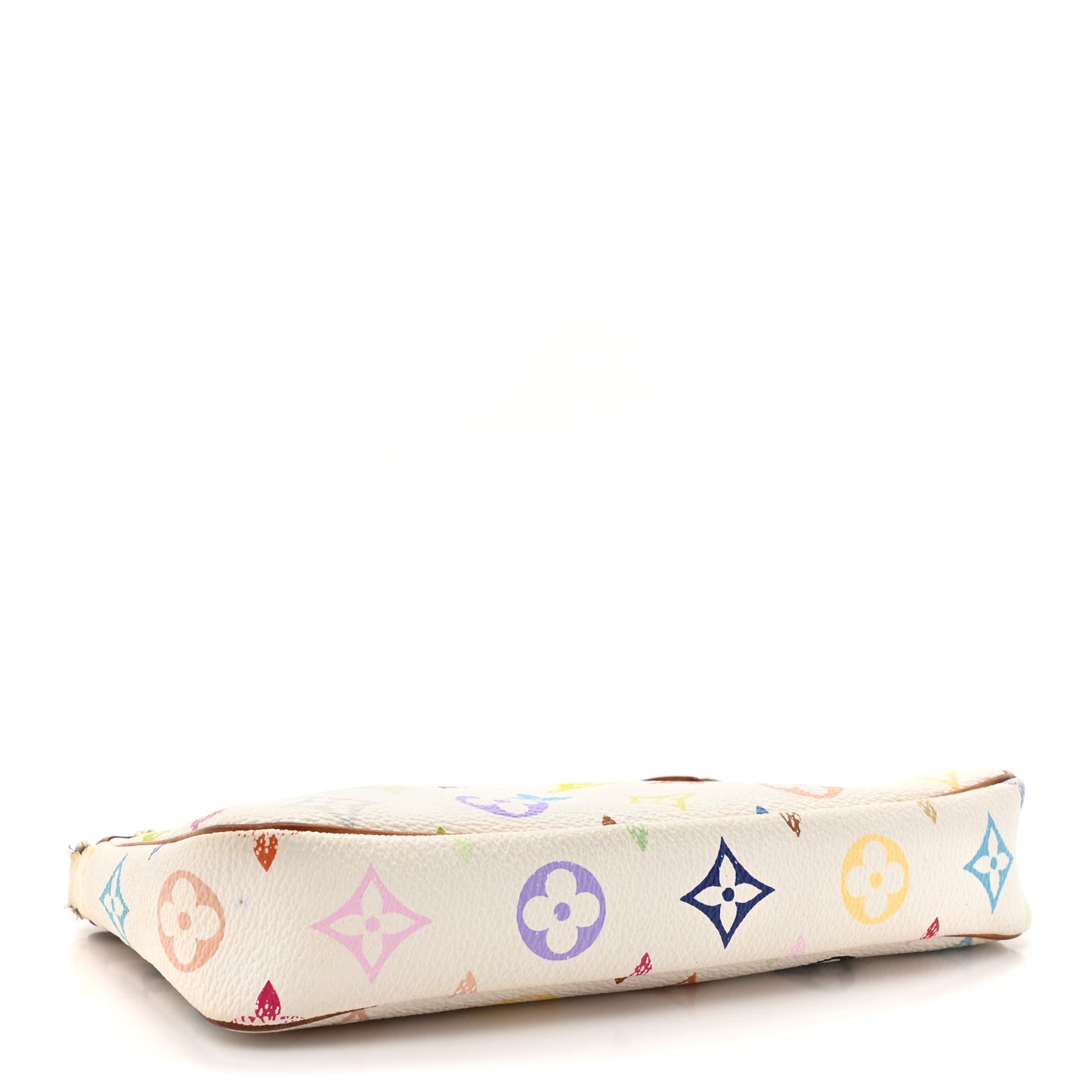 Monogram Multicolor Pochette Accessories White