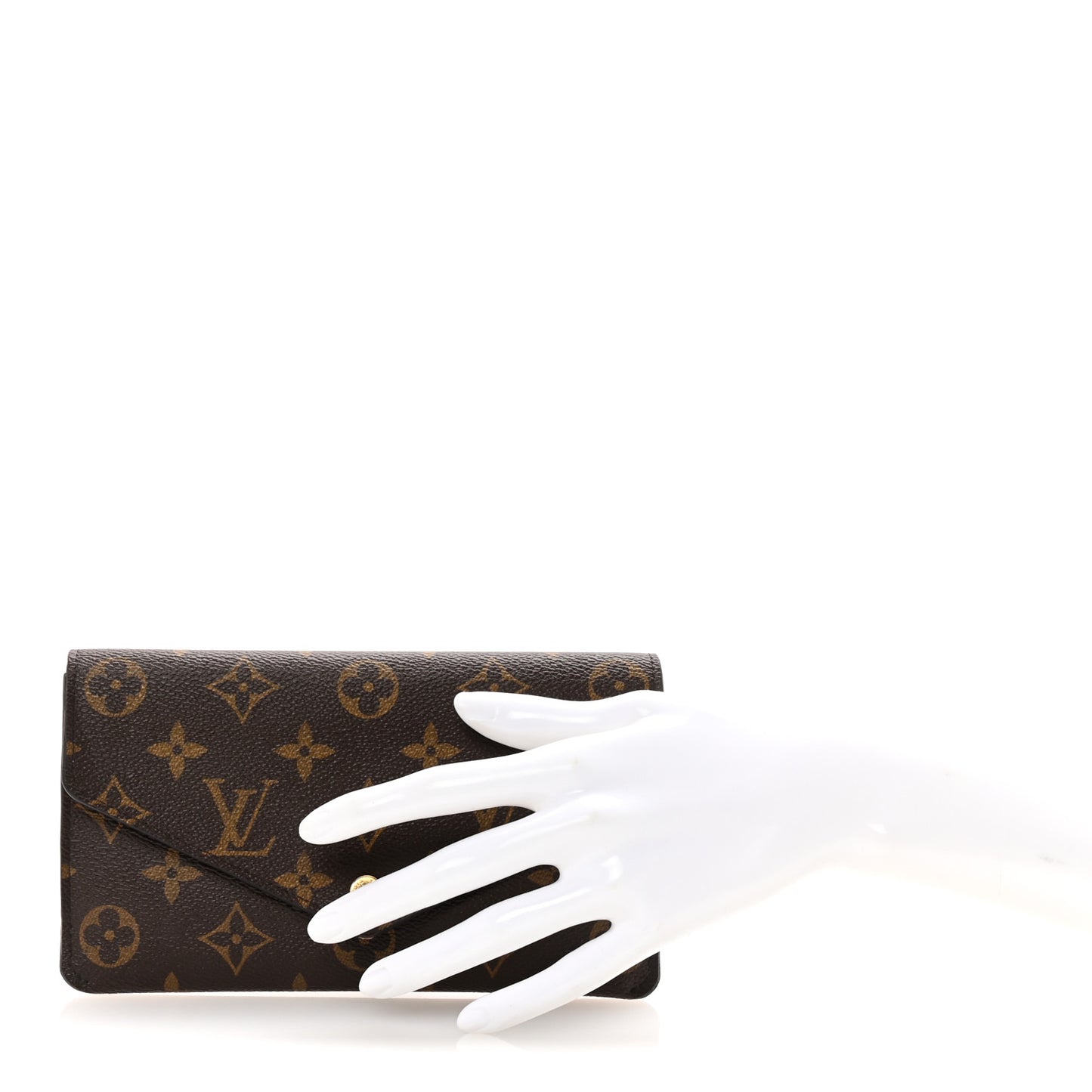 Monogram Jeanne Wallet Rose Ballerine
