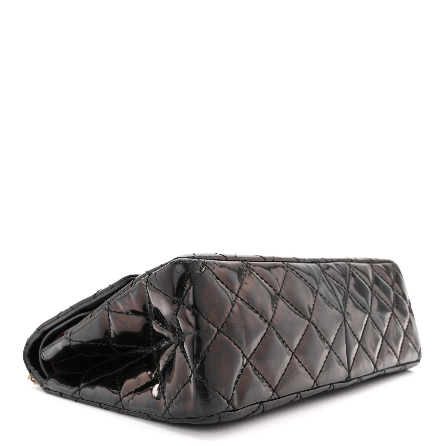 Chanel Patent Quilted 2.55 Reissue 226 Flap Black 4 of 12