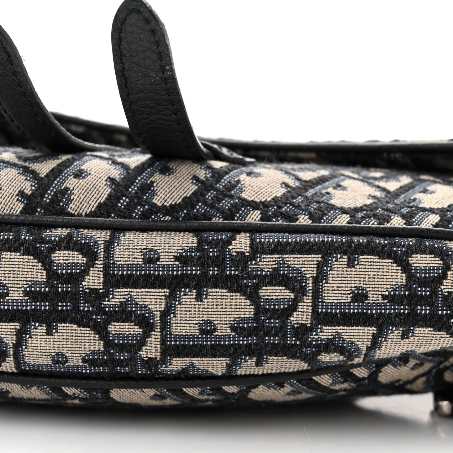 Oblique Mens Saddle Bag Black