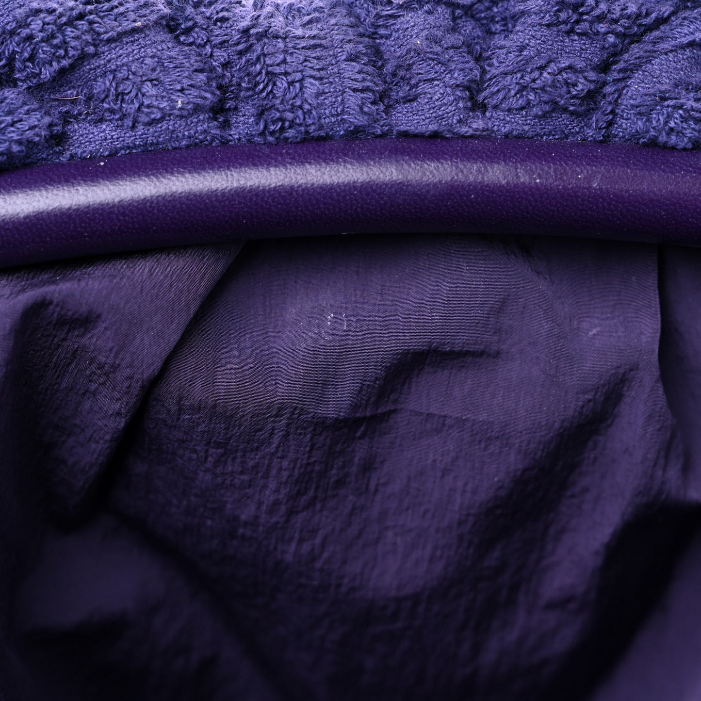 Sponge Fabric The Pouch Clutch Purple