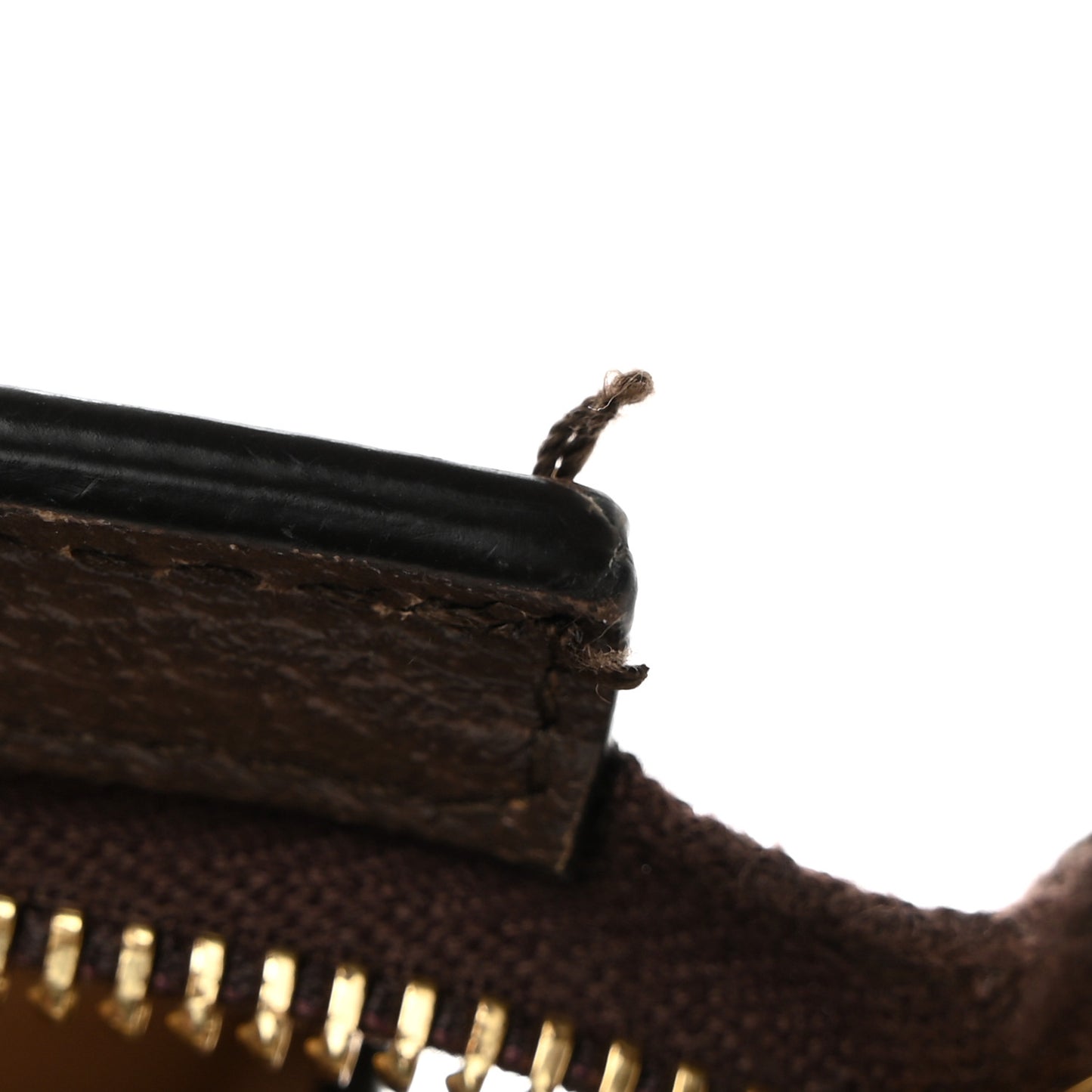 GG Supreme Monogram Web Ophidia Pouch Brown
