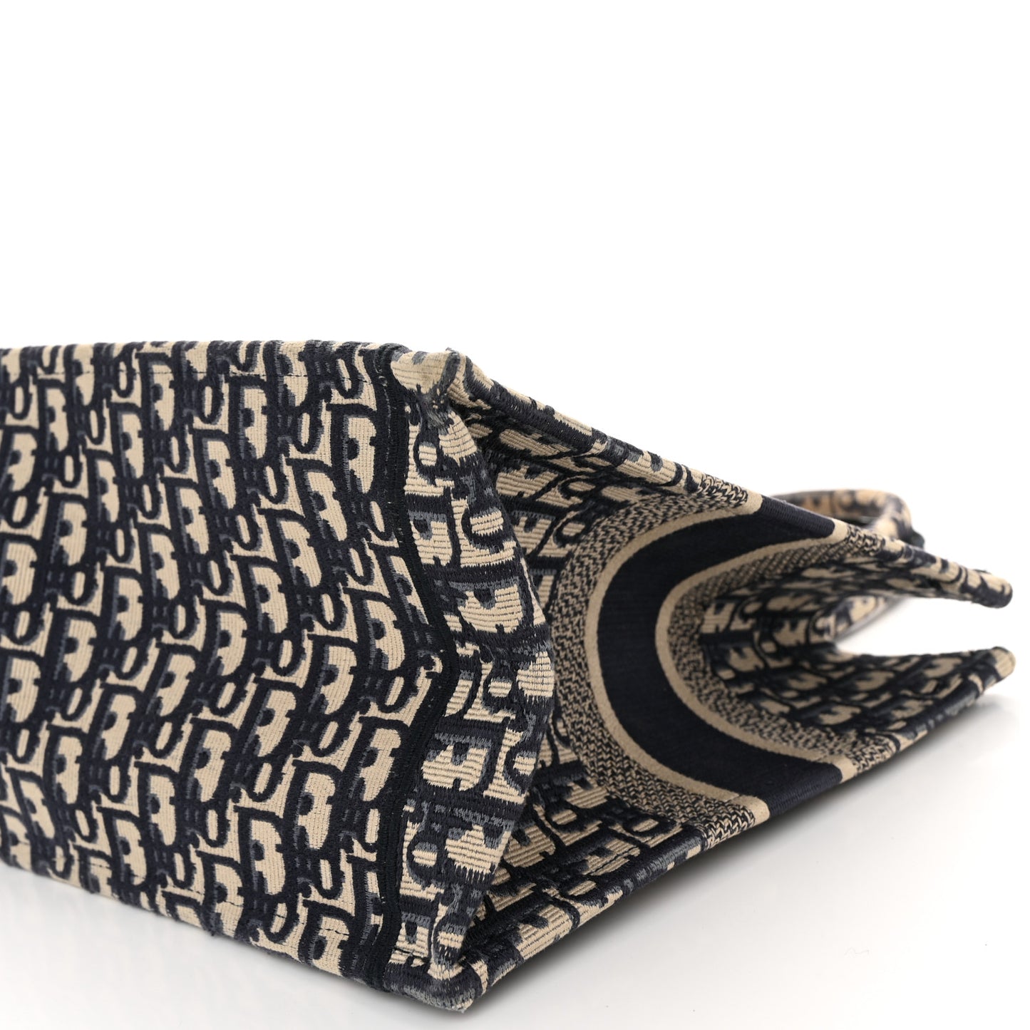 Oblique Medium Book Tote Blue Multicolor