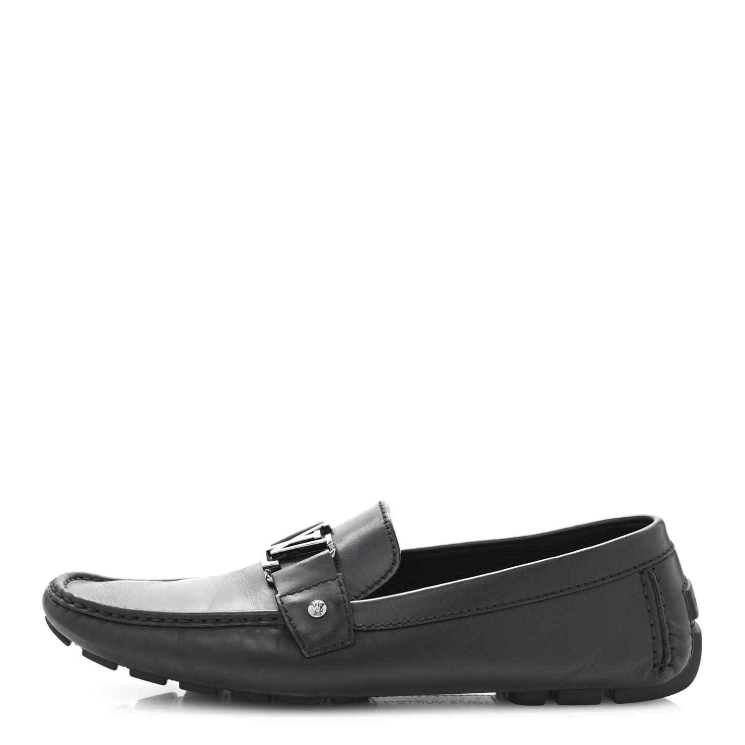 Louis Vuitton Loafers (size 11) Louis Vuitton Hockenheim Moccasin Leather Loafers main image 4
