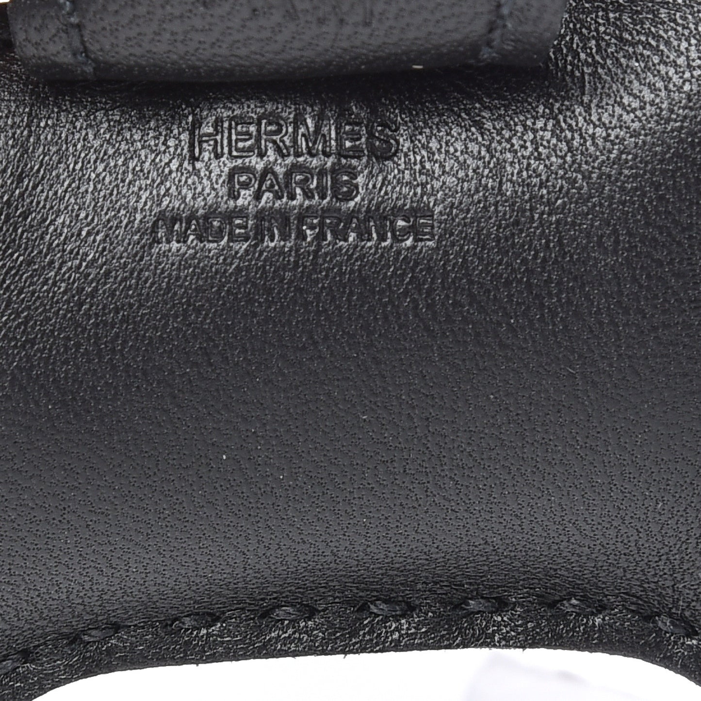 Milo Lambskin Grigri Rodeo Horse Bag Charm PM So Black