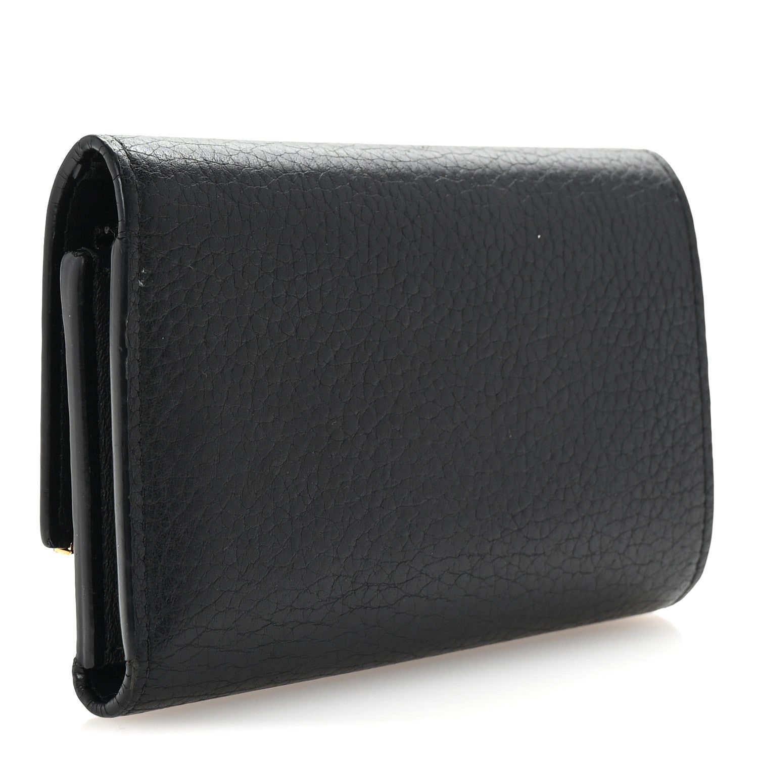 Louis Vuitton Taurillon Embellished Capucines Compact Wallet Black 3 of 7