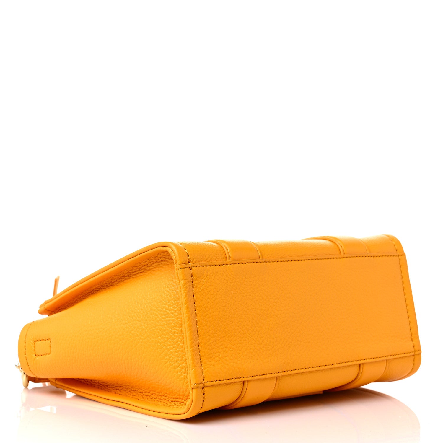 Marc Jacobs Grained Calfskin Small The Tote Bag Artisan Gold 4 of 11