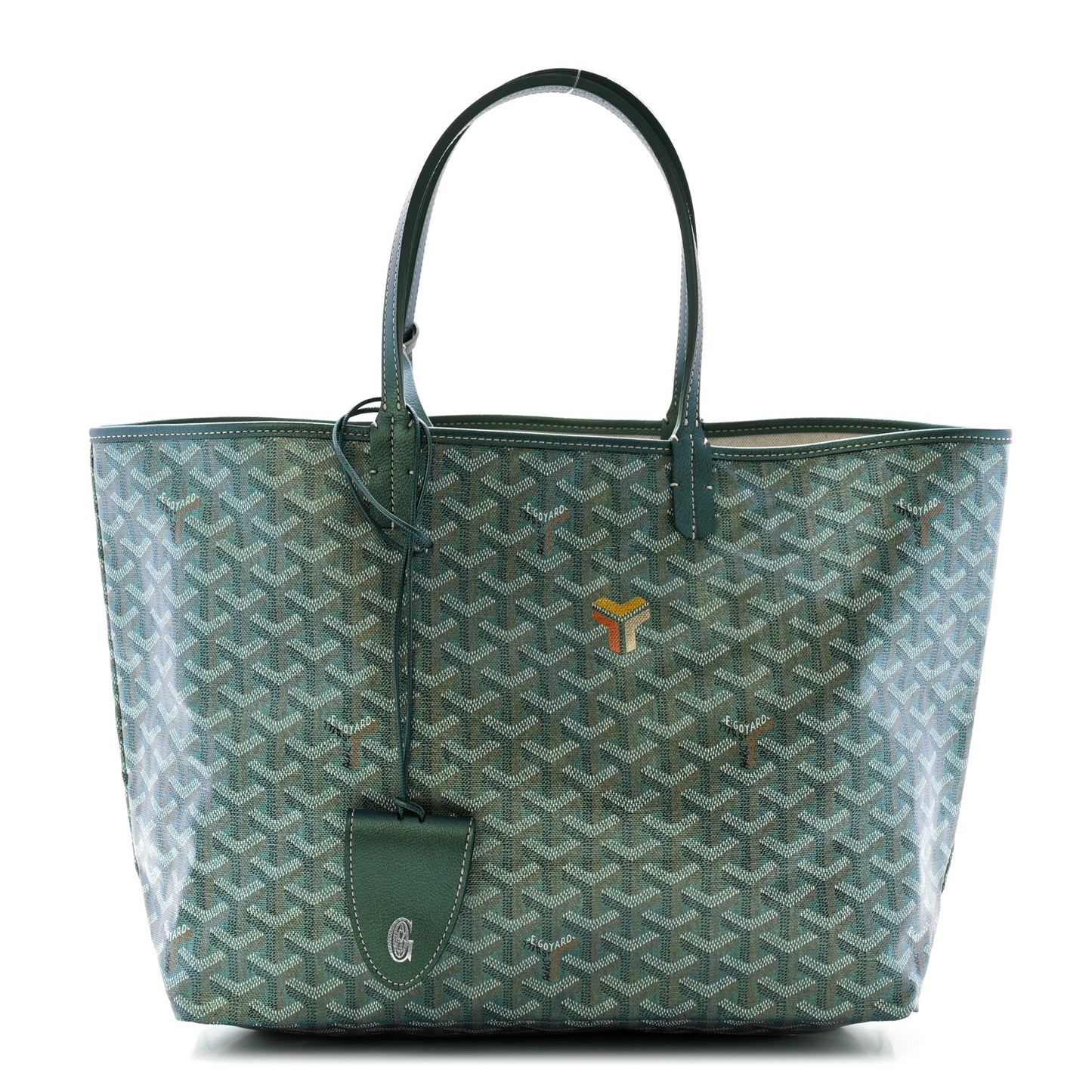 Iridescent Goyardine Saint Louis PM Pearly Green