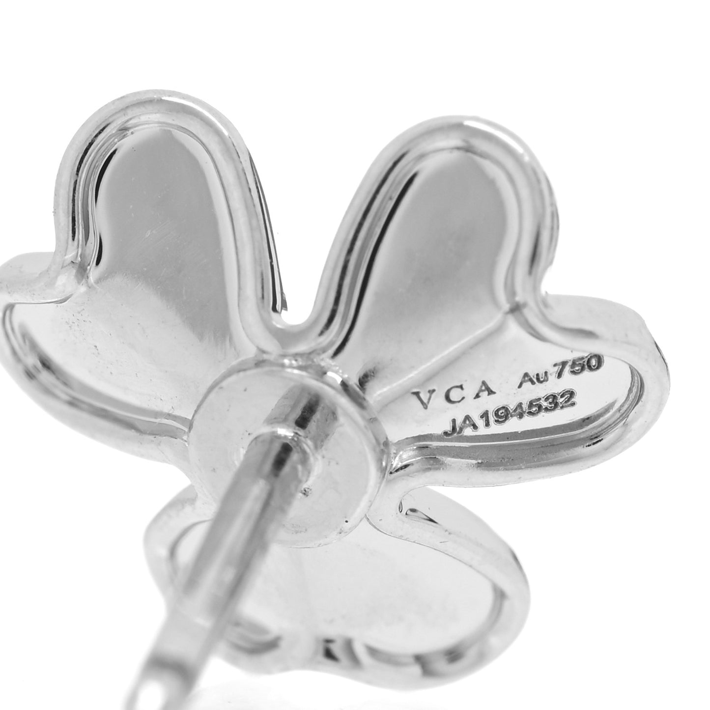 18K White Gold Diamond Mini Frivole Earrings