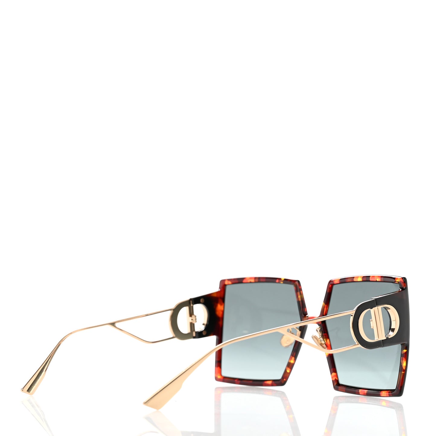 Square 30 Montaigne Sunglasses Tortoise