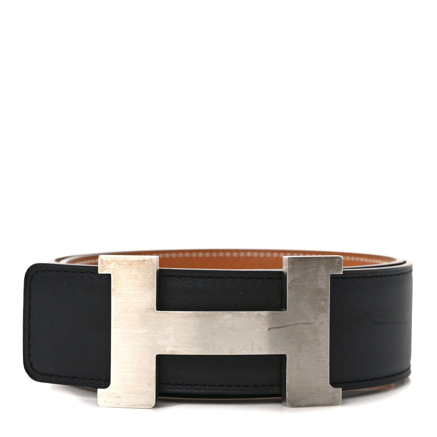 Box Epsom 32mm Constance H Belt 80 32 Black Gold