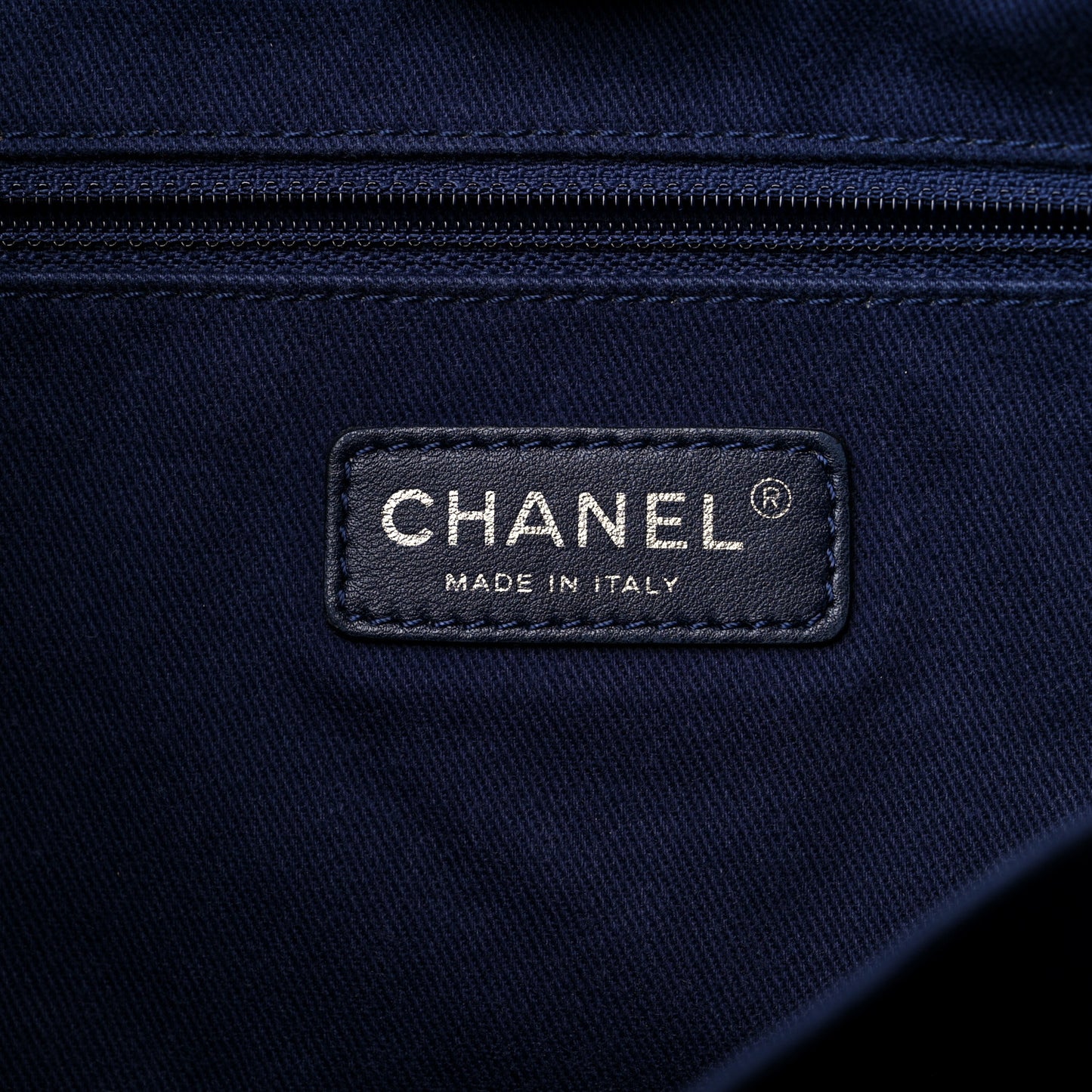 Canvas Small Deauville Tote Blue