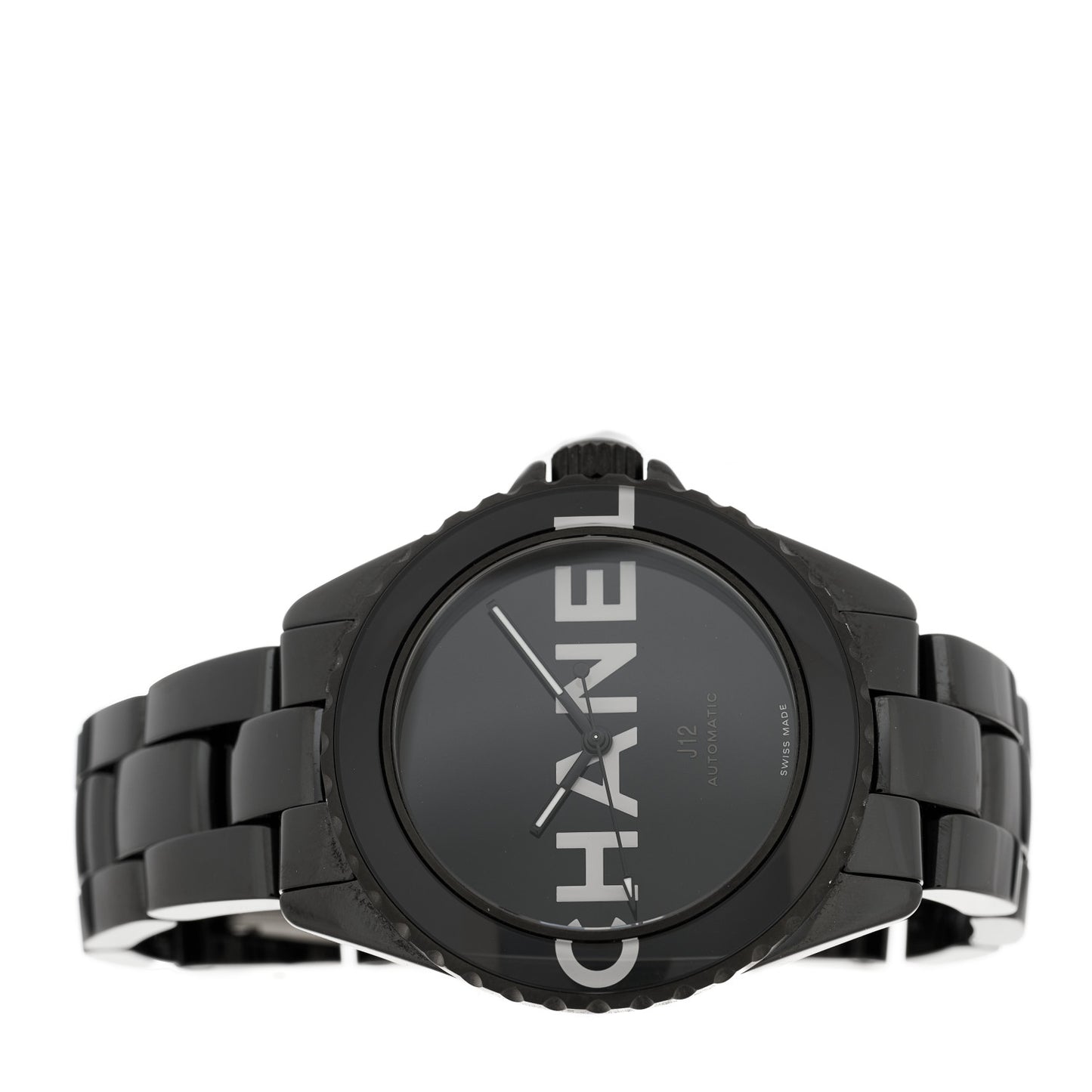 Stainless Steel Ceramic 38mm J12 Wanted de Chanel Automatic Watch Black