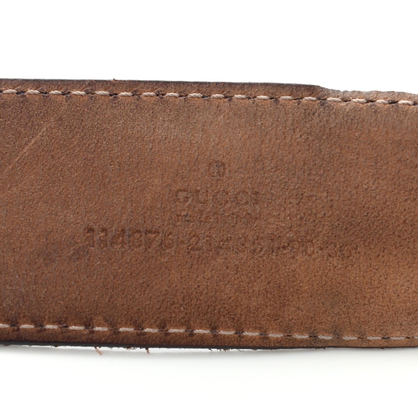 Guccissima Interlocking G Belt 90 36 Blue