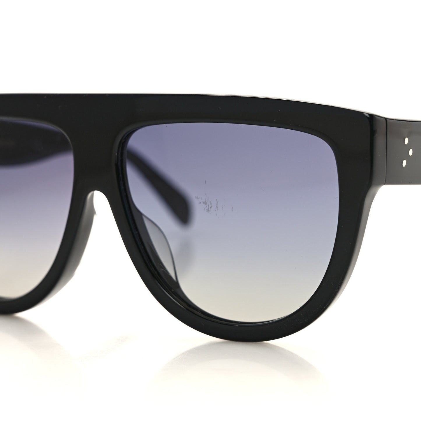Acetate Aviator Sunglasses CL 40001F Black