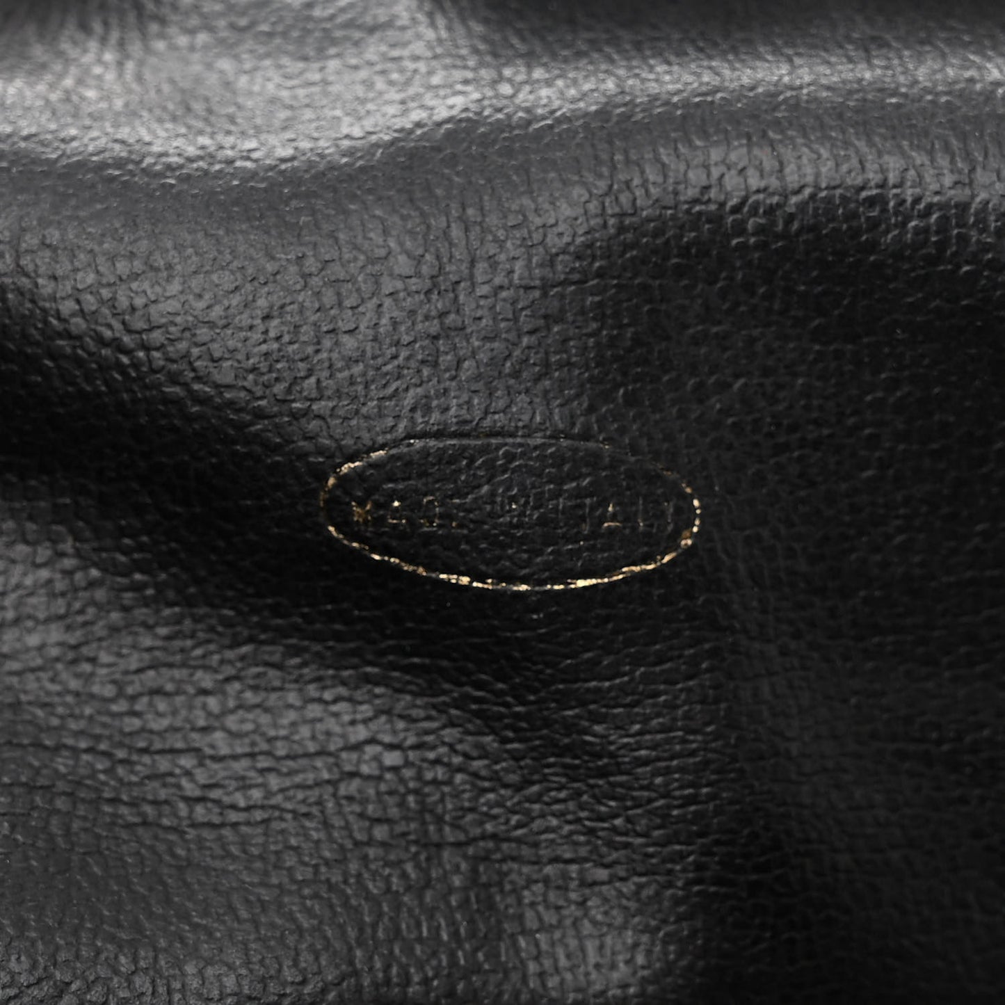 Caviar Drawstring Bucket Shoulder Bag Black