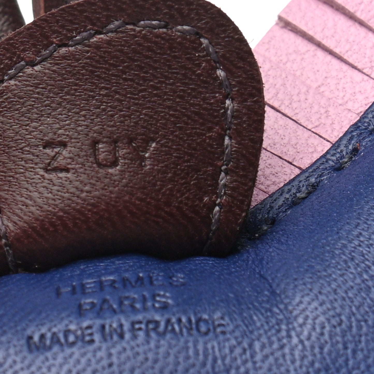 Milo Lambskin Grigri Rodeo Horse Bag Charm PM Rouge Sellier Mauve Sylvestre Bleu Saphir