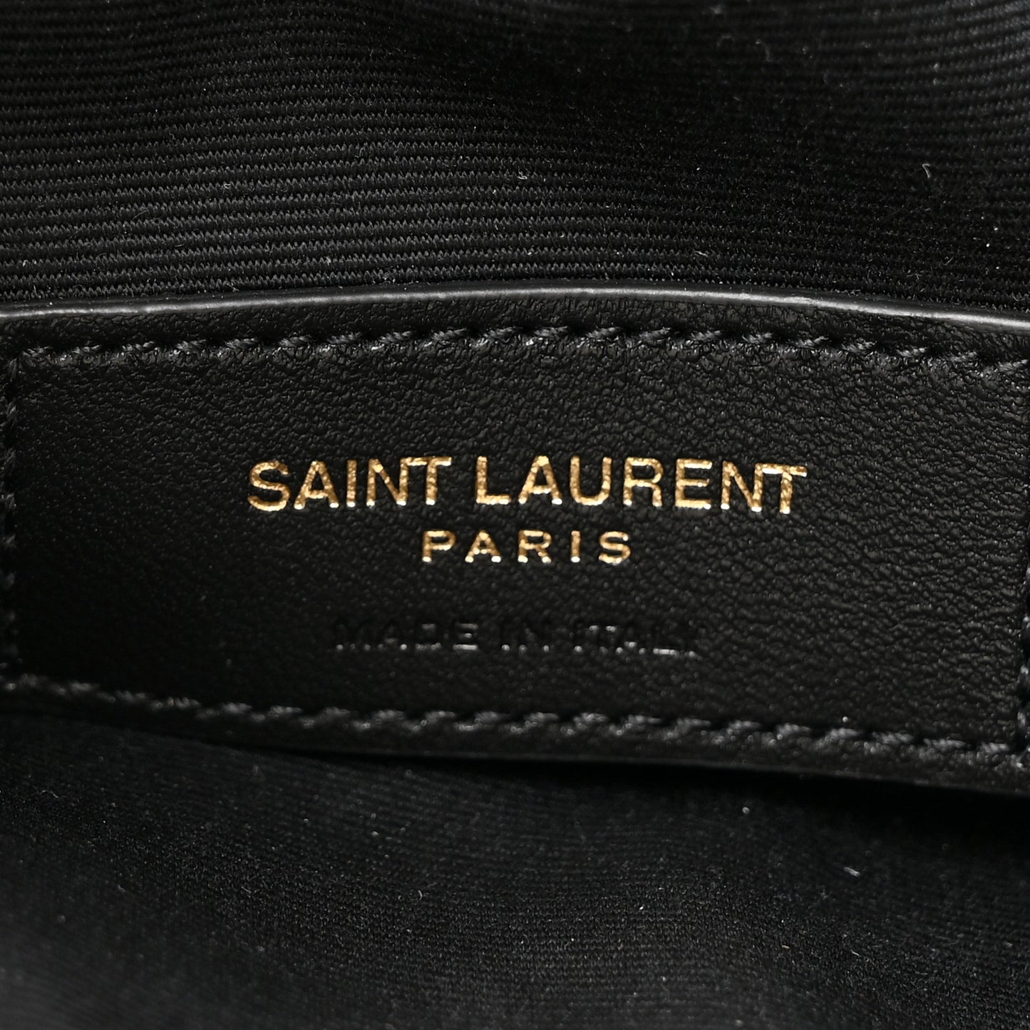 Lambskin Quilted Le Maillon Bucket Bag Crema Soft