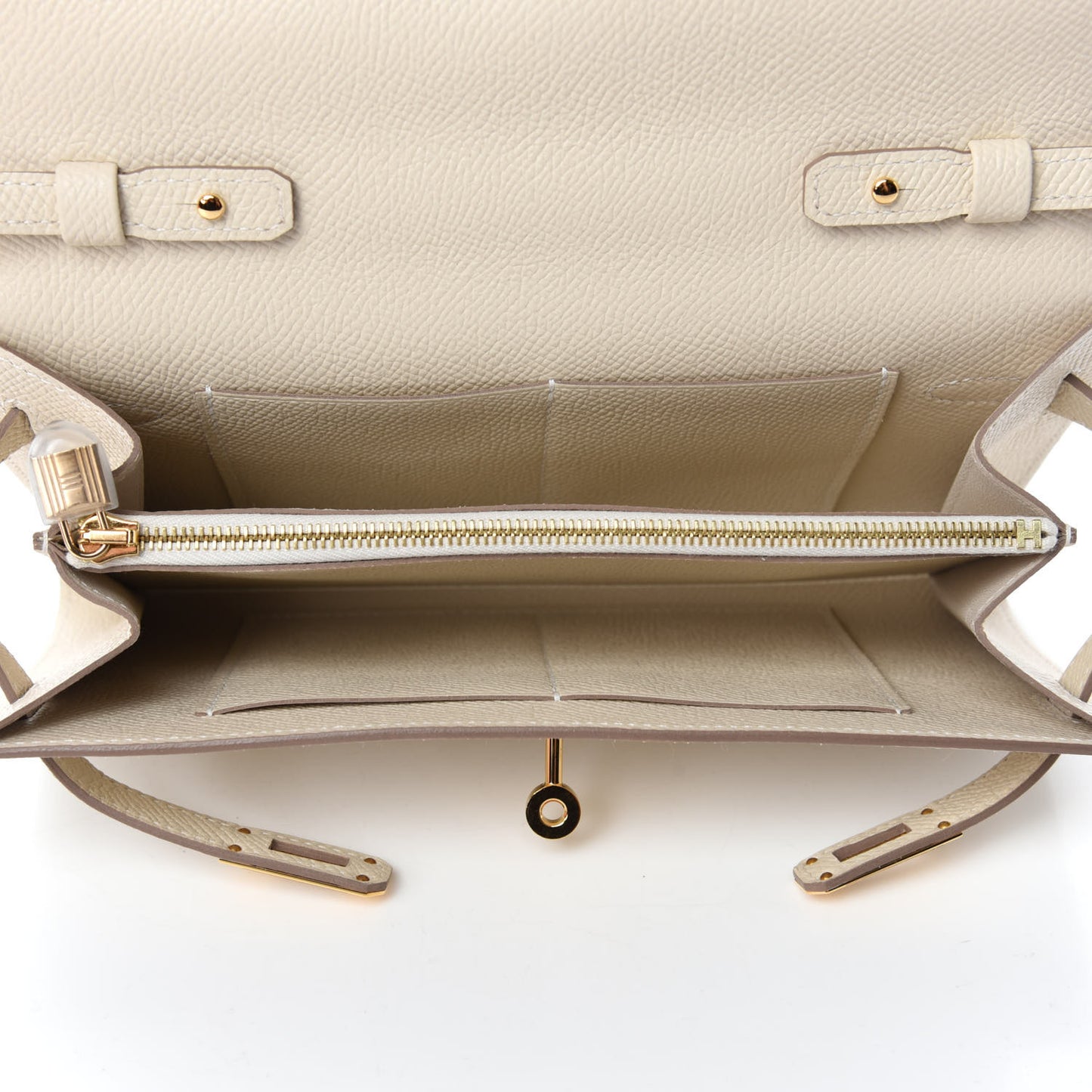 Epsom Kelly Wallet To Go Craie