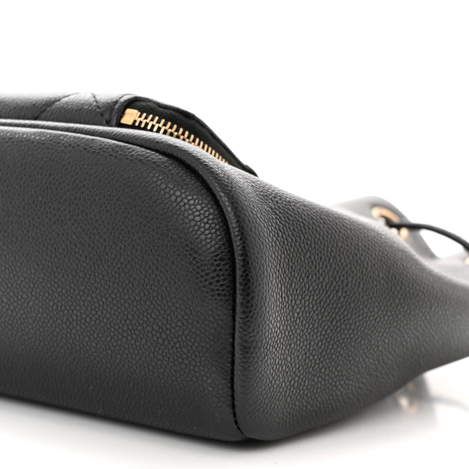 Chanel Caviar Quilted CC Pocket Bucket Bag Black 10 of 11