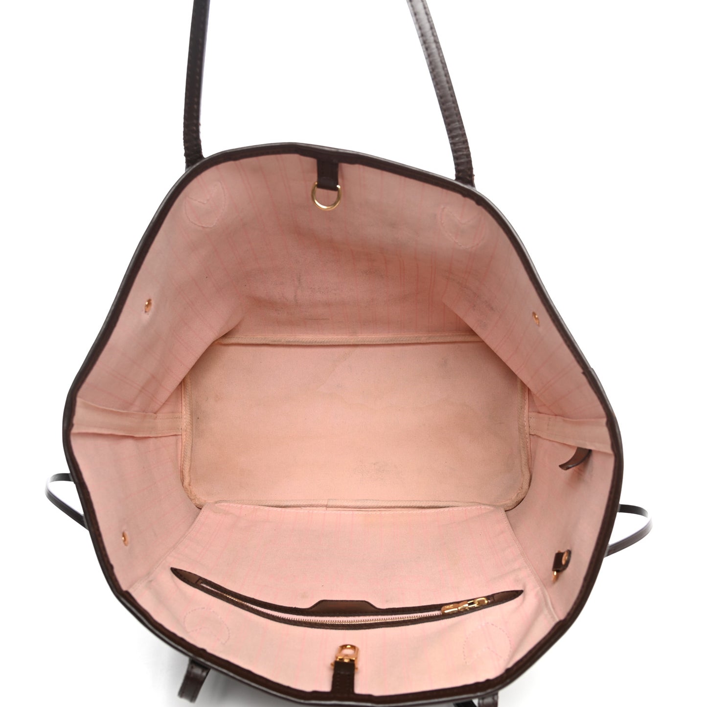 Damier Ebene Neo Neverfull MM Rose Ballerine