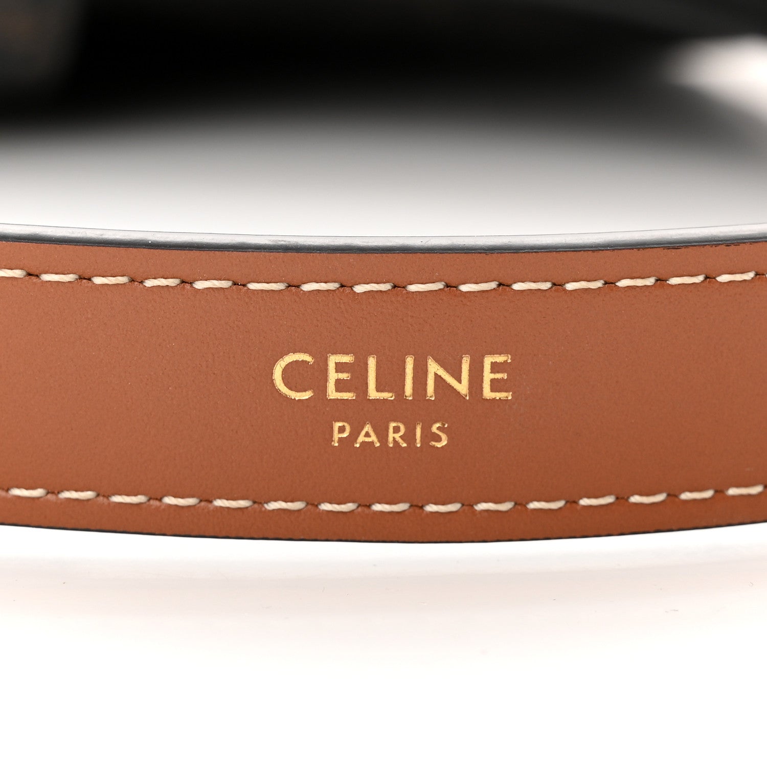 Celine Triomphe Canvas Calfskin Medium Strap Ava Triomphe Shoulder Bag Tan 6 of 12