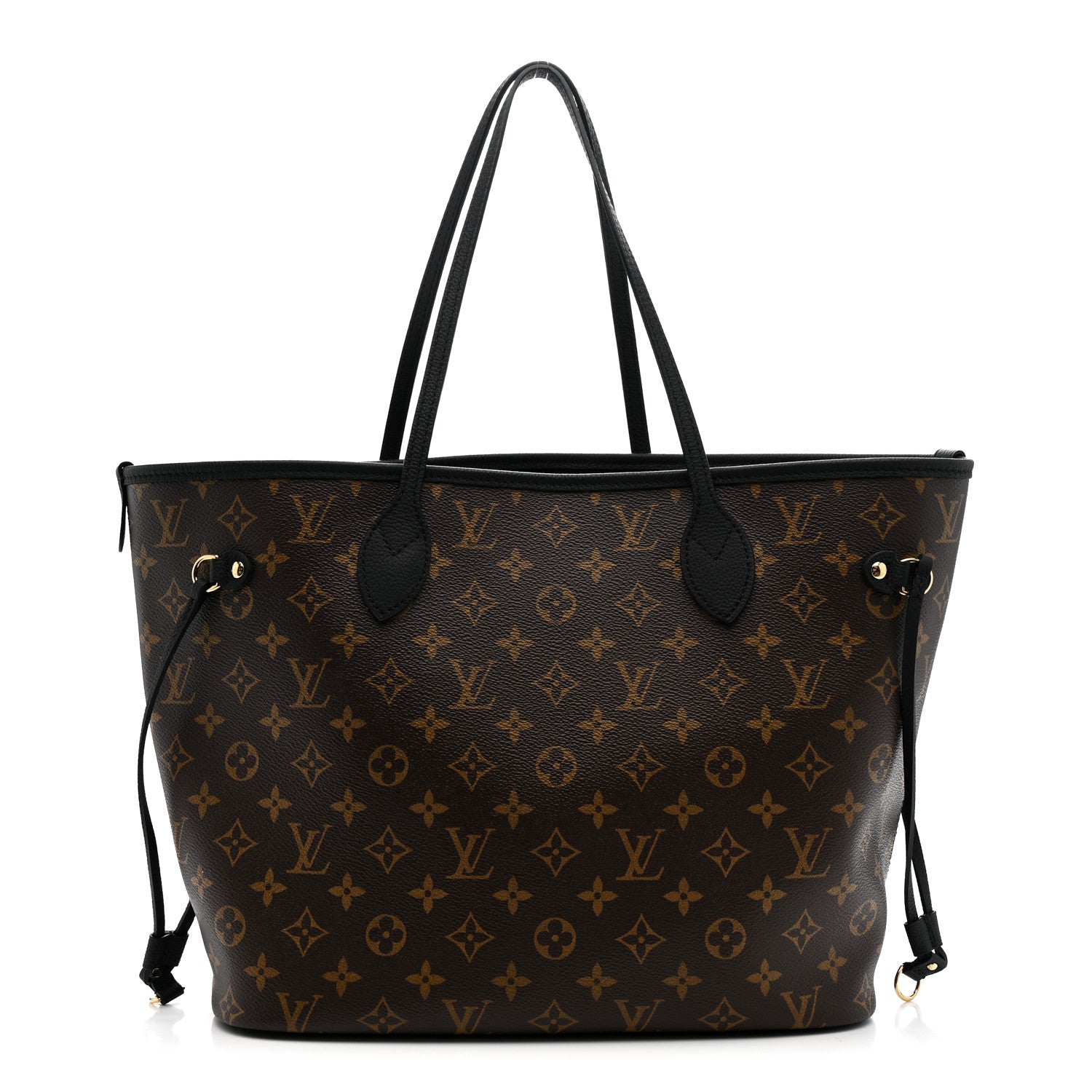 Louis Vuitton Monogram Calfskin Neo Neverfull Inside Out MM Black
