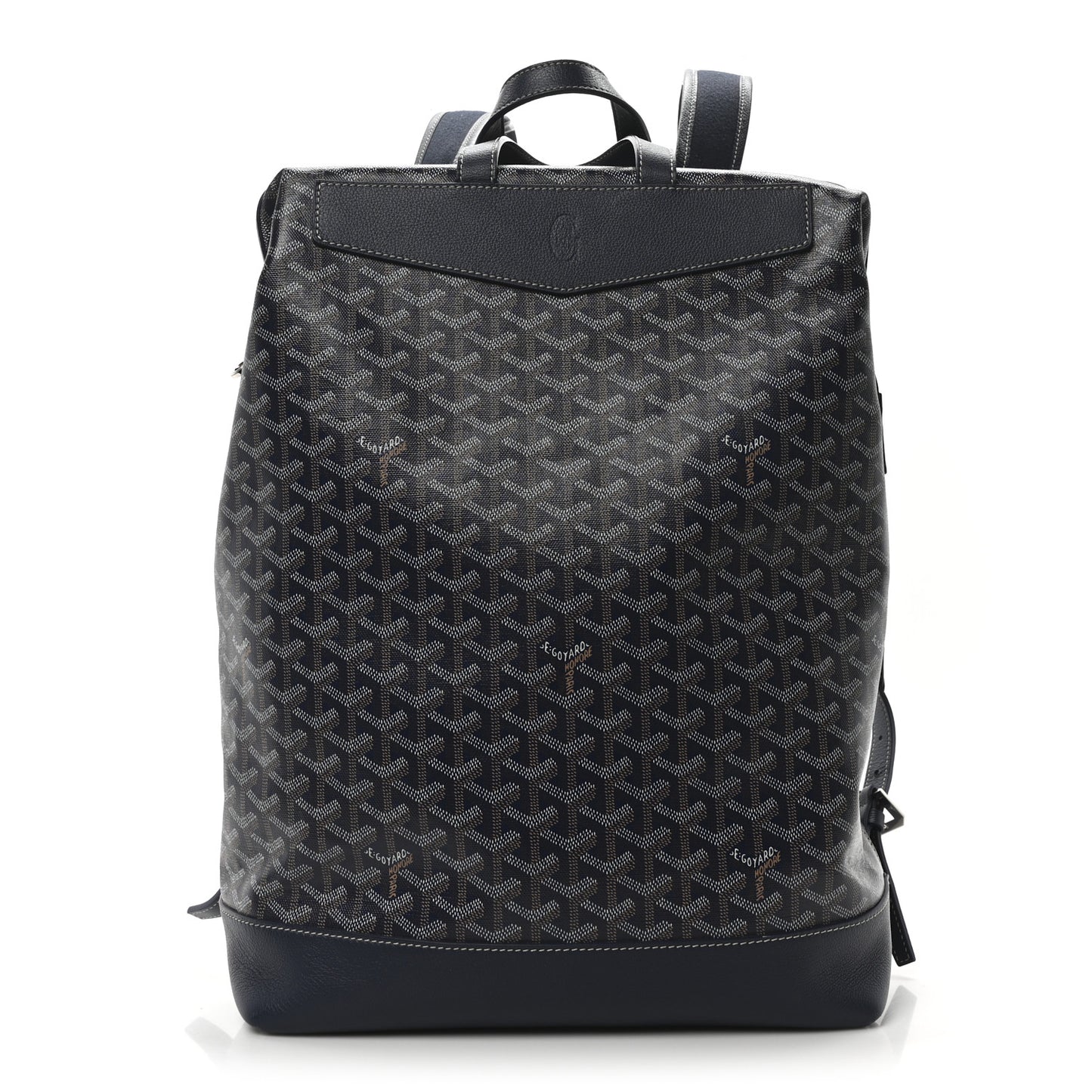 Goyardine Calfskin Cisalpin Backpack Navy