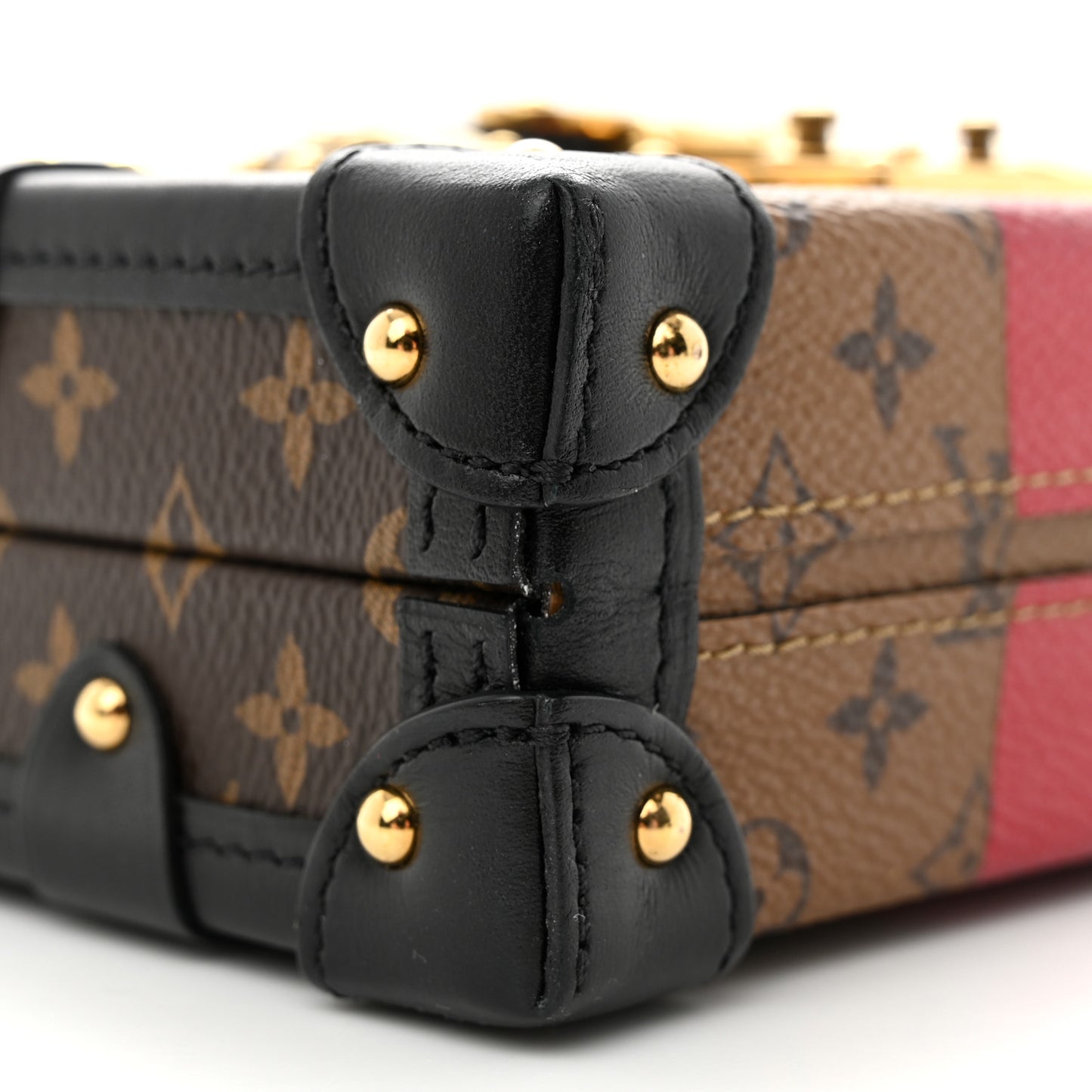 Reverse Monogram Kabuki Petite Malle Black