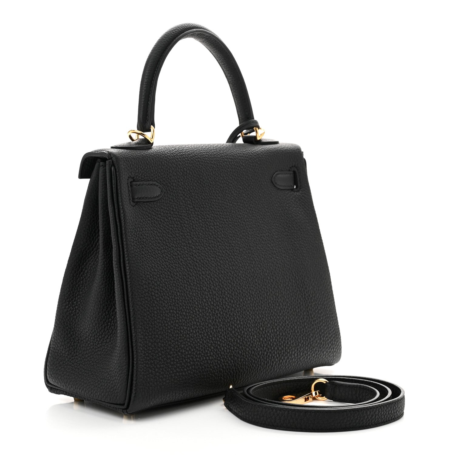 Hermes Togo Kelly Retourne 25 Black 3 of 11