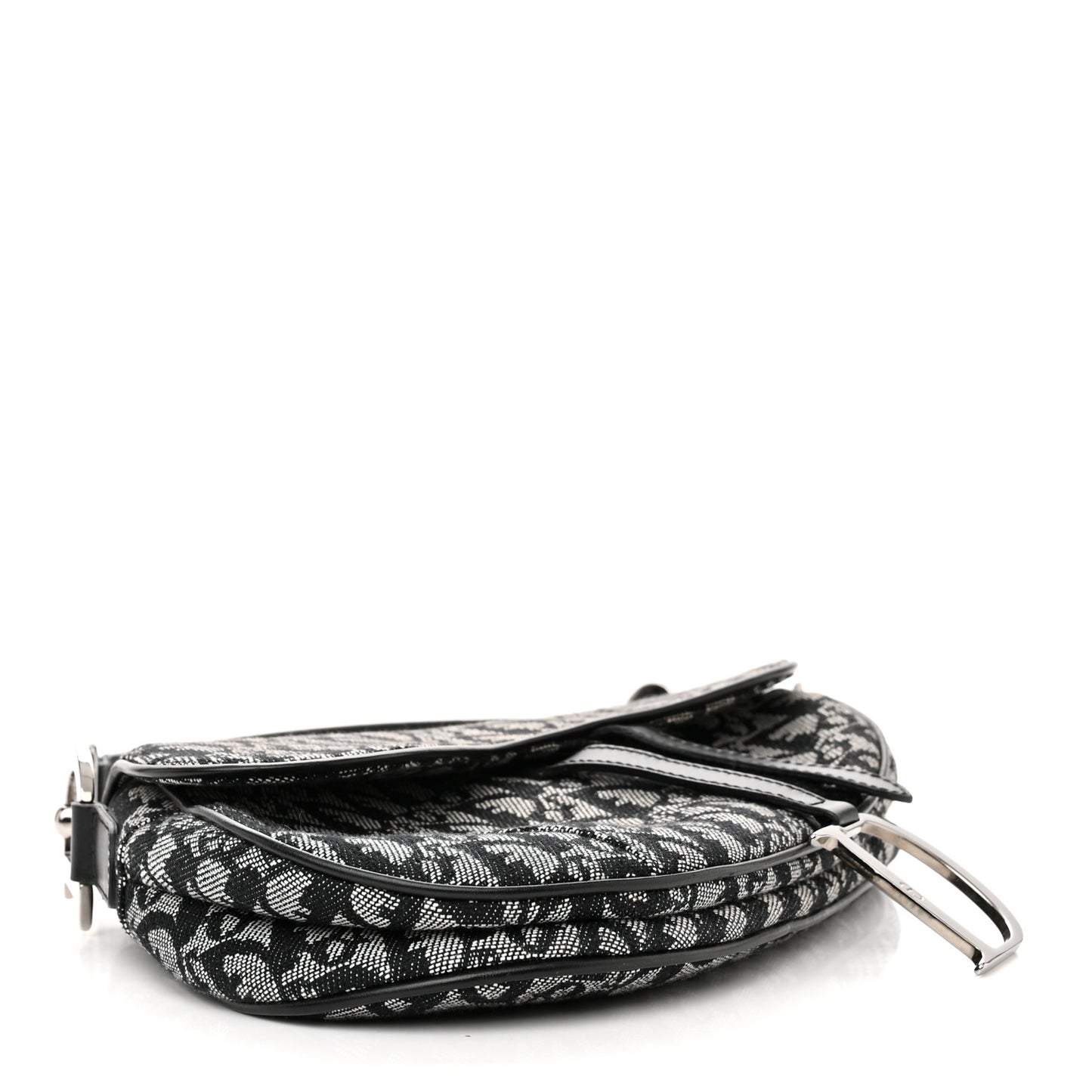 Monogram Saddle Bag Black