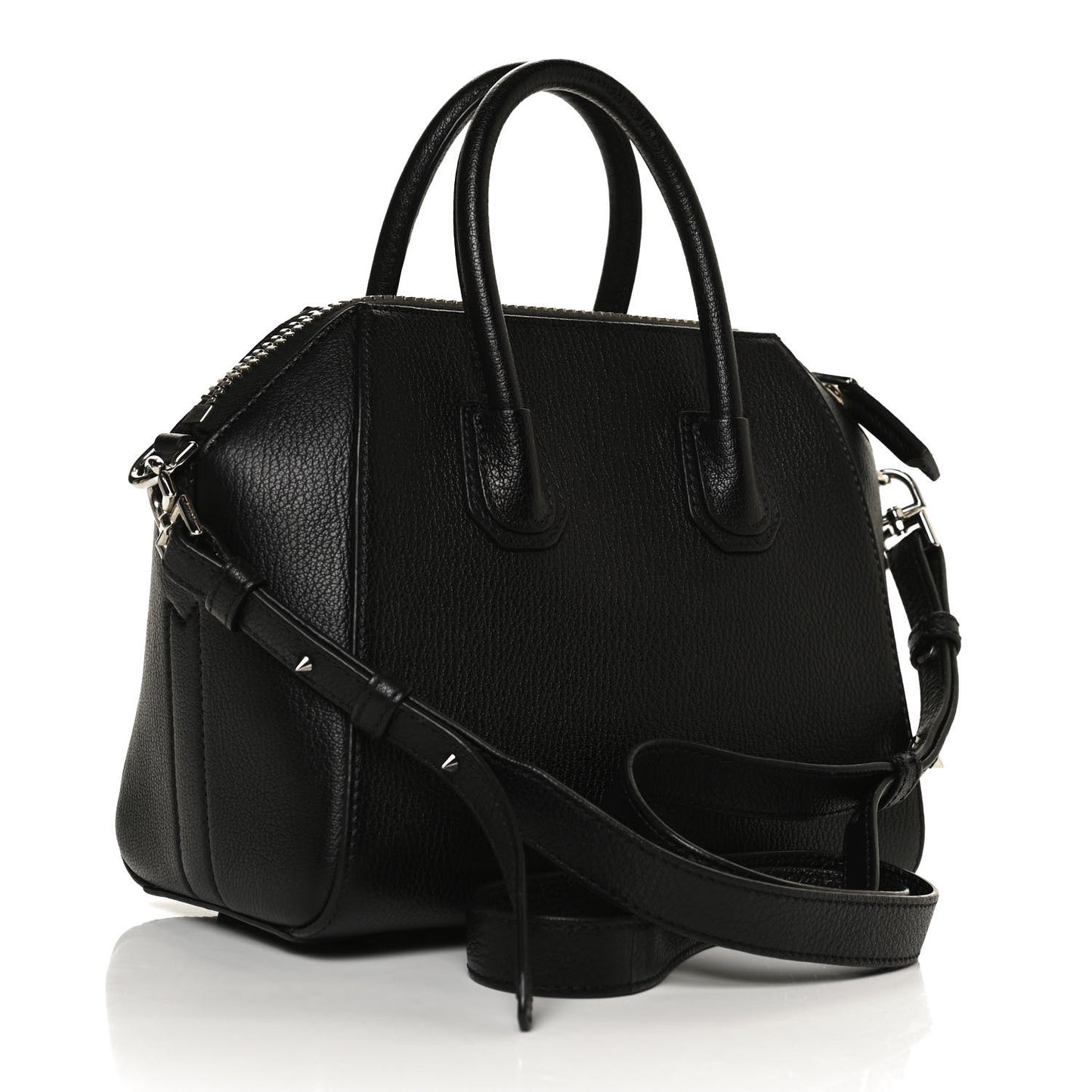 Sugar Goatskin Mini Antigona Black